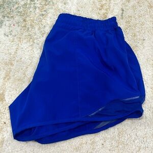 Blue Target Running Shorts